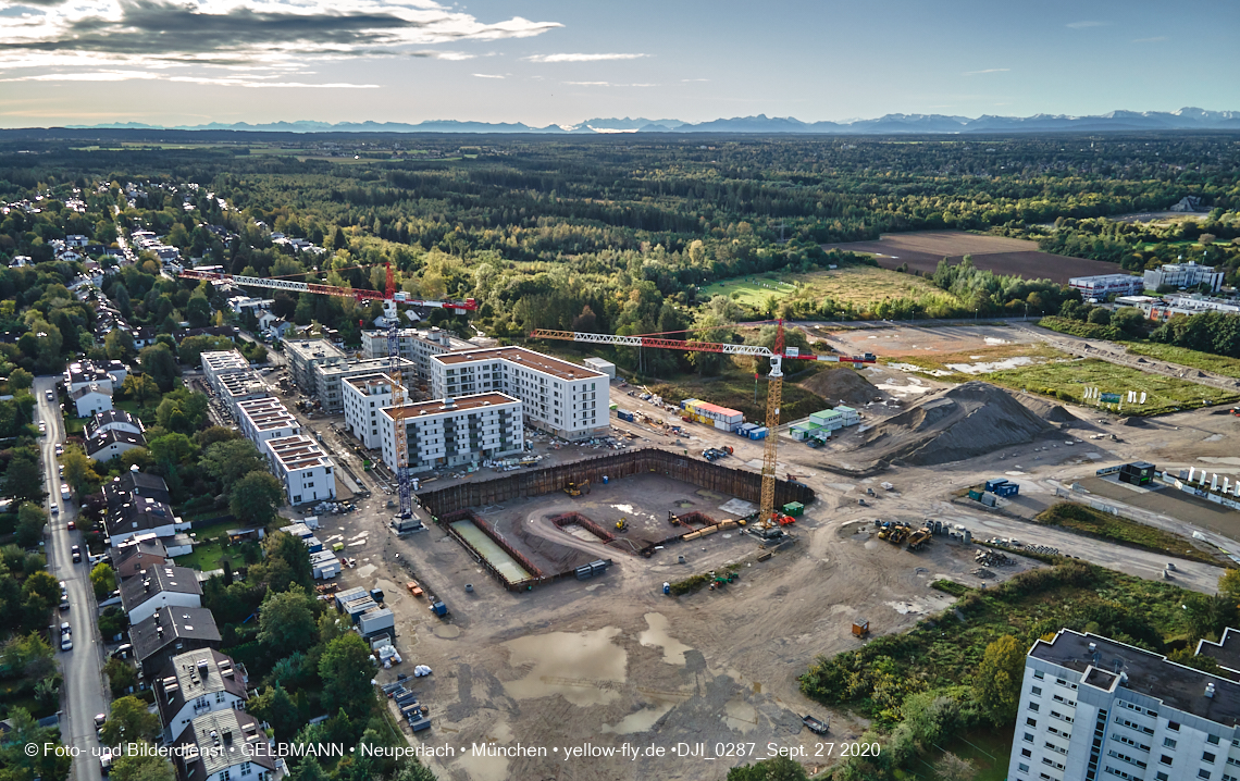 27.09.2020 - Baustelle Alexisquartier in Neuperlach